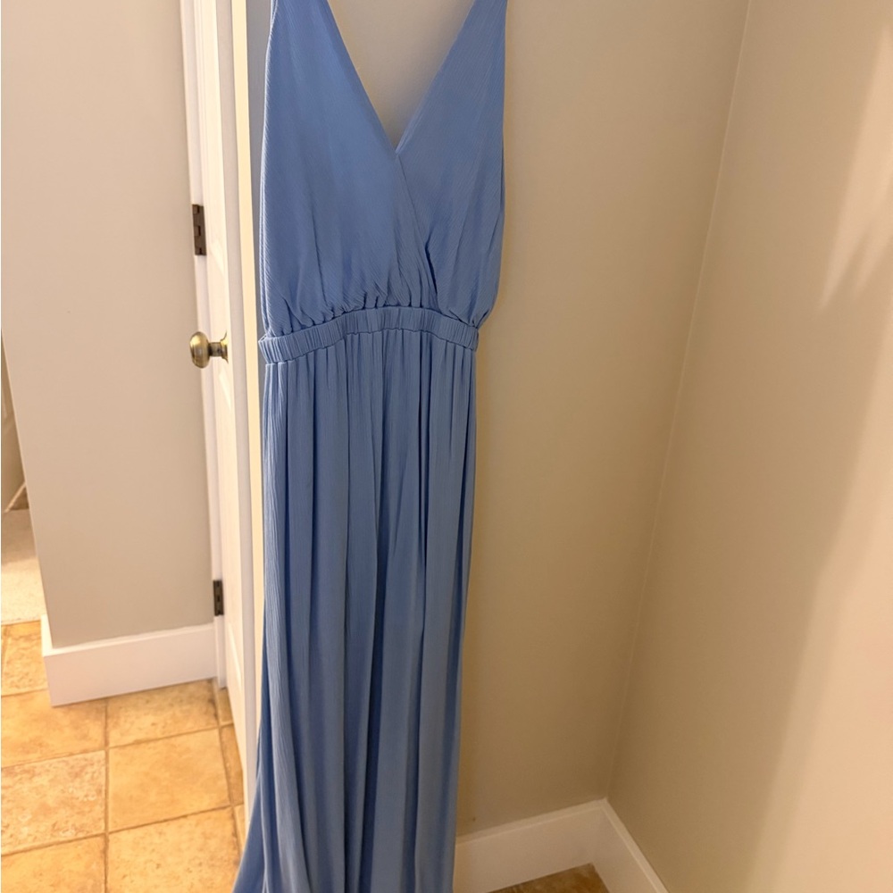 Lulu's Sky Blue Maxi Dress